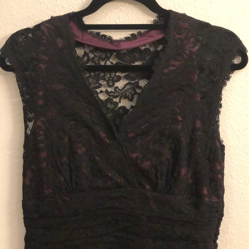 Black lace dress